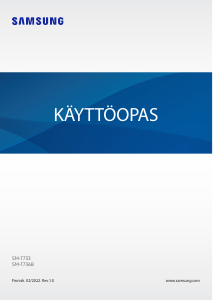 Käyttöohje Samsung SM-T733 Galaxy Tab S7 Taulutietokone