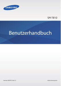 Bedienungsanleitung Samsung SM-T810 Galaxy Tab S2 Tablet