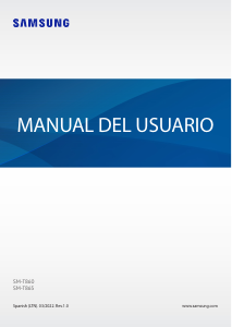 Manual de uso Samsung SM-T860 Galaxy Tab S6 Tablet