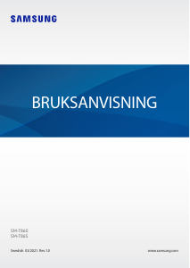 Bruksanvisning Samsung SM-T865 Galaxy Tab S6 Tablet