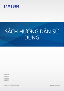 Hướng dẫn sử dụng Samsung SM-T875 Galaxy Tab S7 Máy tính bảng