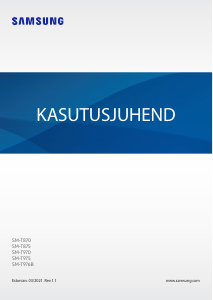 Kasutusjuhend Samsung SM-T875 Galaxy Tab S7 Tahvelarvuti