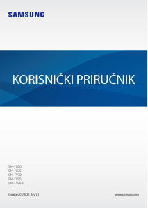 Priručnik Samsung SM-T970 Galaxy Tab S7+ Tablet