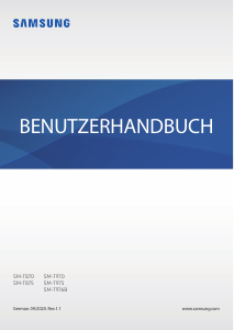 Bedienungsanleitung Samsung SM-T970 Galaxy Tab S7+ Tablet