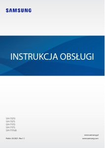 Instrukcja Samsung SM-T976B Galaxy Tab S7+ Tablet