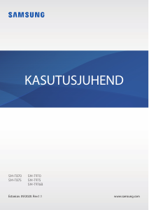 Kasutusjuhend Samsung SM-T976B Galaxy Tab S7+ Tahvelarvuti