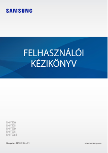 Használati útmutató Samsung SM-T976B Galaxy Tab S7+ Táblagép
