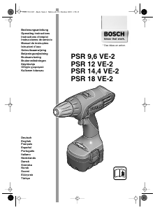 Manuale Bosch PSR 12 VE-2 Trapano avvitatore