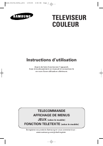 Mode d’emploi Samsung CS-21M20MK Téléviseur