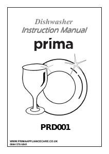 Handleiding Prima PRD001 Vaatwasser