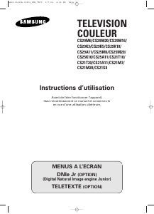 Mode d’emploi Samsung CS-29K5MH Téléviseur