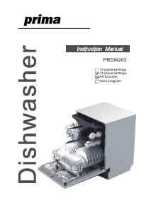 Handleiding Prima PRDW202 Vaatwasser