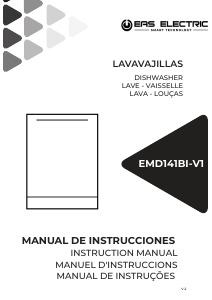 Manual EAS Electric EMD141BI-V1 Máquina de lavar louça