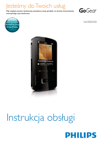 Instrukcja Philips SA3SDV00 GoGear Odtwarzacz Mp3