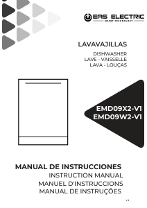 Manual EAS Electric EMD09X2-V1 Dishwasher
