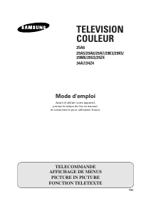Mode d’emploi Samsung CS-29Z4HP Téléviseur