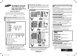 Mode d’emploi Samsung CS-29Z58M1 Téléviseur