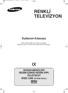 Kullanım kılavuzu Samsung CS-34A11HP Televizyon