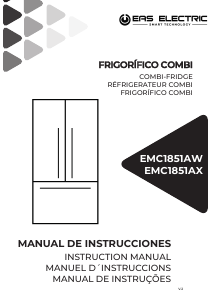 Mode d’emploi EAS Electric EMC1851AW Réfrigérateur combiné