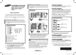 Mode d’emploi Samsung CS29A750J2 Téléviseur