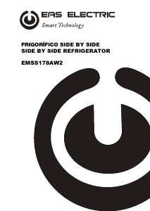 Manual de uso EAS Electric EMSS178AW2 Frigorífico combinado