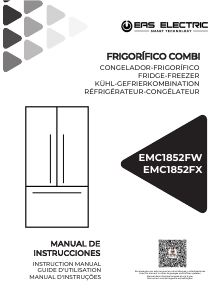 Mode d’emploi EAS Electric EMC1852FX Réfrigérateur combiné