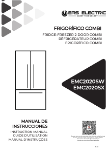 Manual EAS Electric EMC2020SW Frigorífico combinado