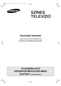 Használati útmutató Samsung CW-21M063NS Televízió