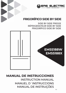 Mode d’emploi EAS Electric EMSS188W Réfrigérateur combiné
