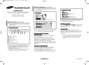 Manual Samsung CW-21Z413N Televizor