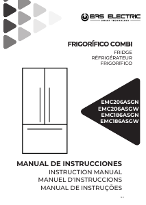 Mode d’emploi EAS Electric EMC186ASGN Réfrigérateur combiné