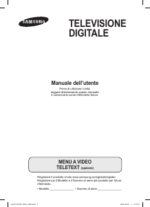 Manuale Samsung CW-21Z573B Televisore
