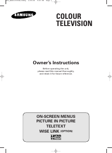 Handleiding Samsung CW-29A2083 Televisie