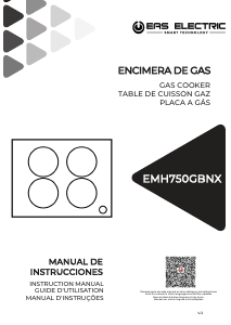 Manual EAS Electric EMH750GBNX Hob