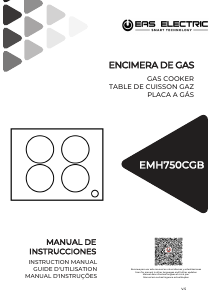Mode d’emploi EAS Electric EMH750CGB Table de cuisson