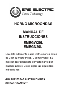 Manual de uso EAS Electric EMEGN20L Microondas