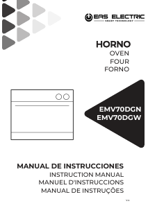 Manual de uso EAS Electric EMV70DGN Horno