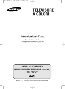 Manuale Samsung CW-29M066V Televisore