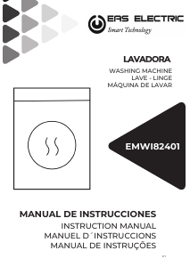 Manual EAS Electric EMWI82401 Máquina de lavar roupa