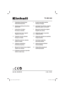 Manual Einhell TC-BD 500 Maşină de găurit de banc