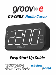 Handleiding Groov-e GV-CR02 Wekkerradio