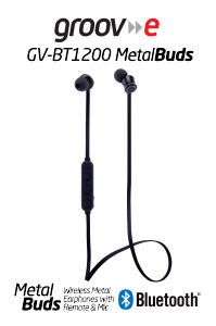 Manual Groov-e GV-BT1200 Headphone