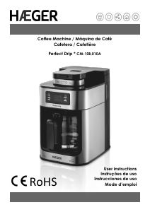Manual Haeger CM-10B.010A Máquina de café