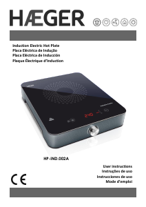 Manual de uso Haeger HP-IND.002A Placa