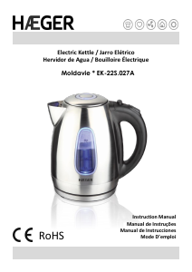 Manual Haeger EK-22S.027A Kettle