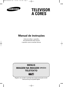 Manual Samsung CW-29Z306V Televisor