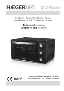 Manual de uso Haeger OV-45B.035A Horno