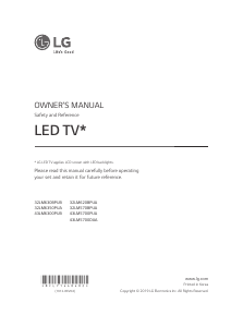 Handleiding LG 32LM570BPUA LED televisie