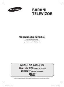 Priročnik Samsung CW-29Z408PQ Televizor