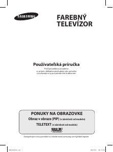 Návod Samsung CW-29Z408T Televízor